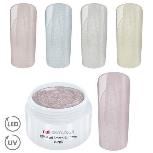 Gel effetto led frozen mica - effetto, uv