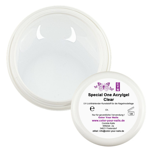 Gel acrilico trasparente