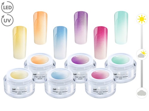 Gel effetto led mica solare - led,