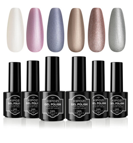 Kipozi set smalto gel glitter - set,
