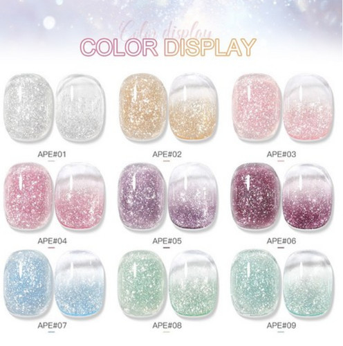 Gel ice flake glitter - glitter,